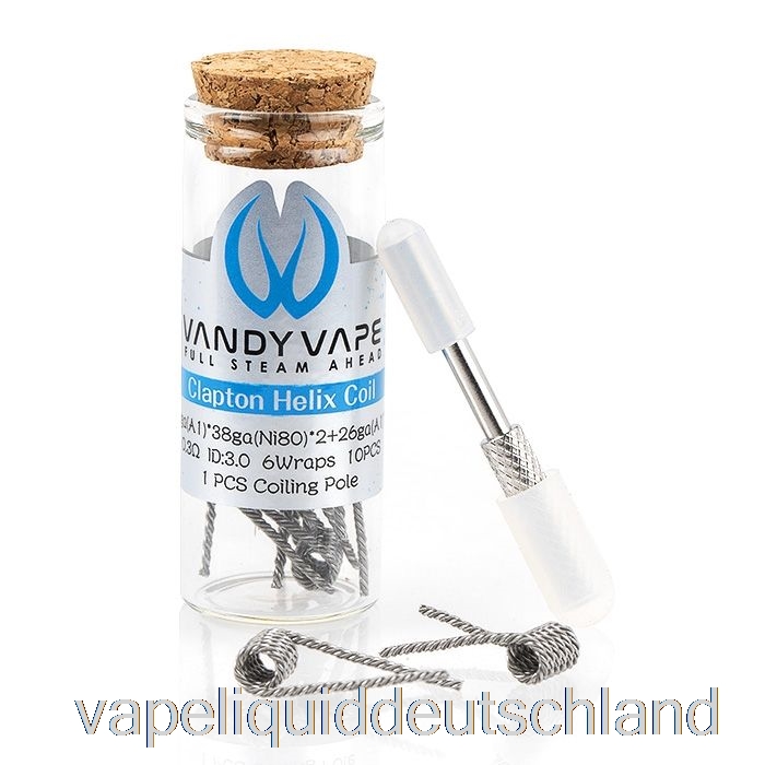 Vandy Vape Performance Vorgefertigte Spulen 0,3 Ohm Clapton Helix Spule Vape Liquid